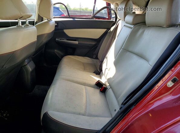JF2GPANC1G8236186 2016 SUBARU CROSSTREK Бордовый Вид задних сидений