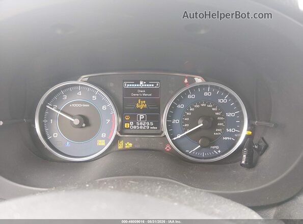 JF2GPANC1HH277581 2017 SUBARU CROSSTREK Gray Вид задніх сидінь