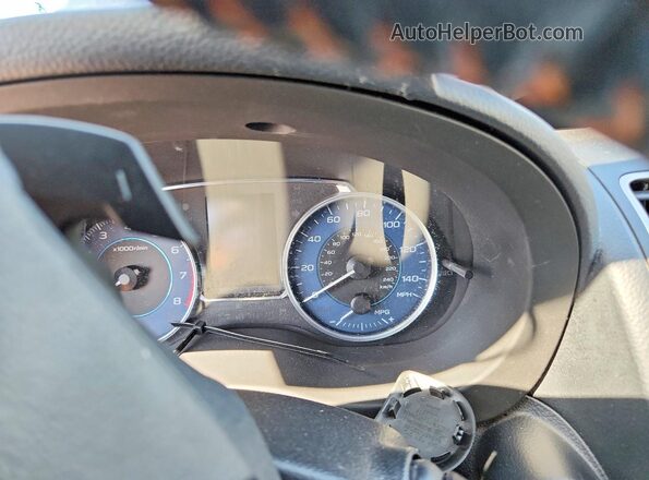 JF2GPANC4H8262590 2017 SUBARU CROSSTREK Blue Вид щитка приладів