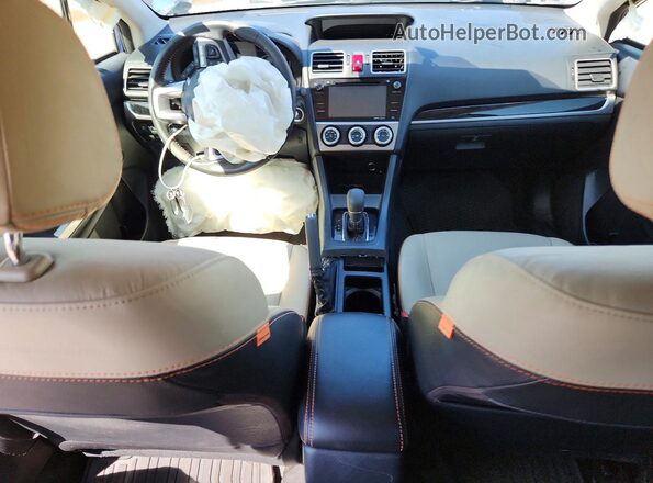 JF2GPANC4H8262590 2017 SUBARU CROSSTREK Blue Вид панелі приладів
