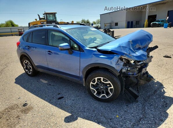 JF2GPANC4H8262590 2017 SUBARU CROSSTREK Blue Передня права чверть