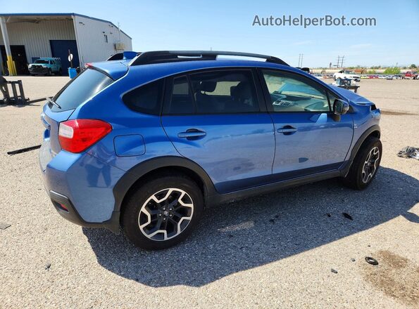 JF2GPANC4H8262590 2017 SUBARU CROSSTREK Blue Задня права чверть