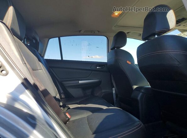 JF2GPANC6G8342570 2016 SUBARU CROSSTREK Silver Rear seats view