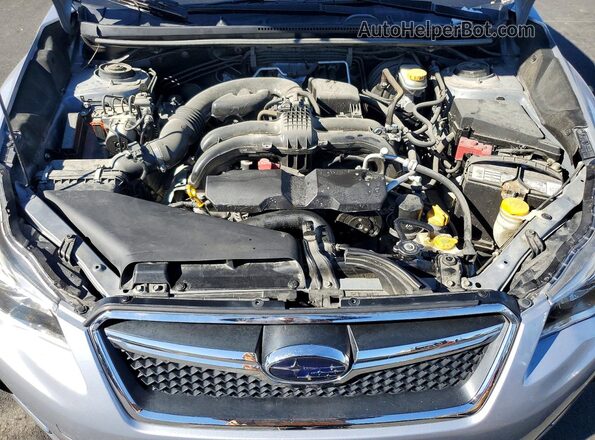 JF2GPANC6G8342570 2016 SUBARU CROSSTREK Silver Rear interior view