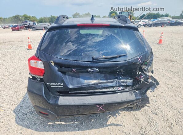 JF2GPANC9GH347536 2016 SUBARU CROSSTREK Black Rear view
