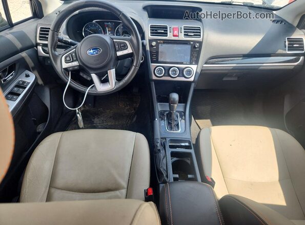 JF2GPANC9GH347536 2016 SUBARU CROSSTREK Black Dashboard view