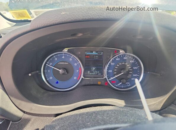 JF2GPANC9GH347536 2016 SUBARU CROSSTREK Black Instrument cluster view