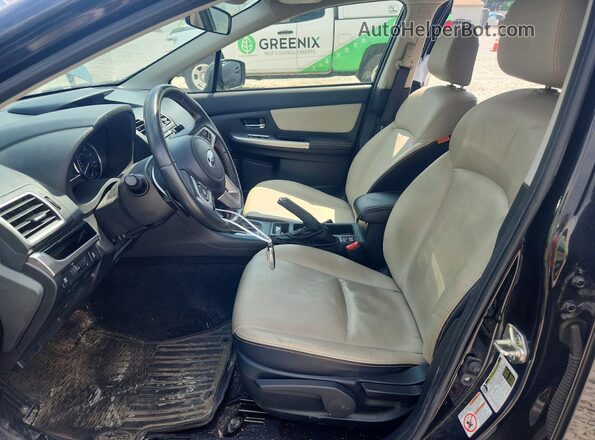 JF2GPANC9GH347536 2016 SUBARU CROSSTREK Black Front interior view