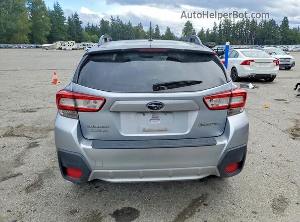 JF2GTAAC4JH236529 2018 SUBARU CROSSTREK Silver უკანა ხედი