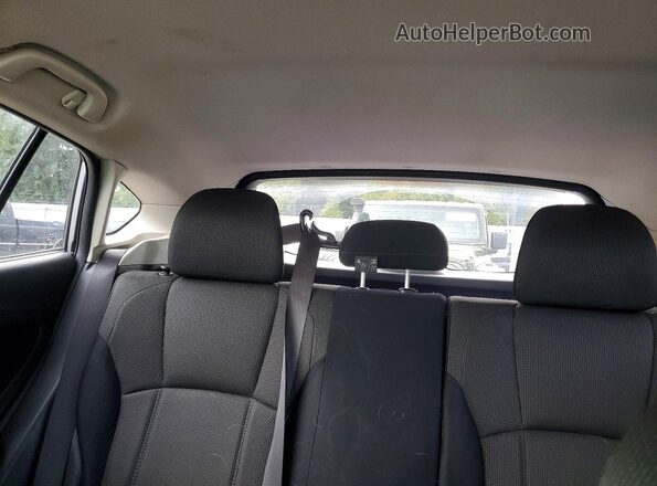 JF2GTAAC4JH236529 2018 SUBARU CROSSTREK Silver უკანა სავარძლების ხედი