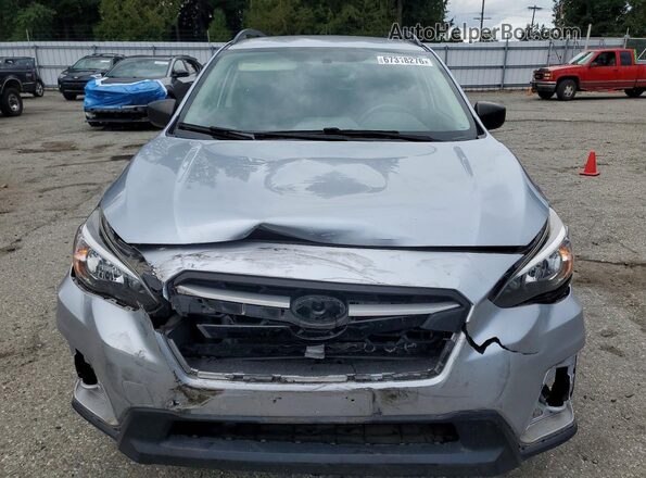 JF2GTAAC4JH236529 2018 SUBARU CROSSTREK Silver წინა ხედი