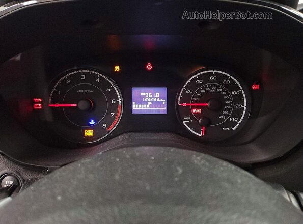 JF2GTAAC6JG226834 2018 SUBARU CROSSTREK Blue ხელსაწყოთა პანელის ხედი