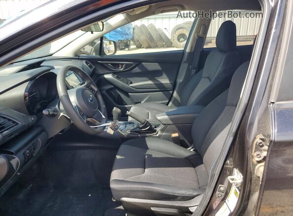 JF2GTABC1K8265373 2019 SUBARU CROSSTREK Black Widok wnętrza z przodu