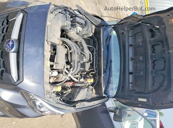 JF2GTABC1K8265373 2019 SUBARU CROSSTREK Black Widok wnętrza z tyłu