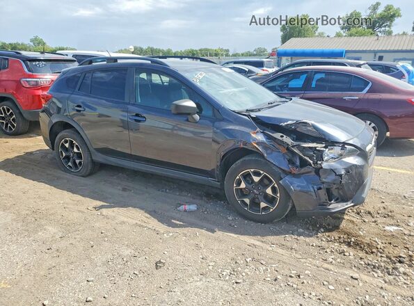 JF2GTABC1K8265373 2019 SUBARU CROSSTREK Black Przód prawy