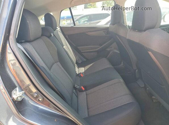JF2GTABC1K8265373 2019 SUBARU CROSSTREK Black Widok tylnych siedzeń