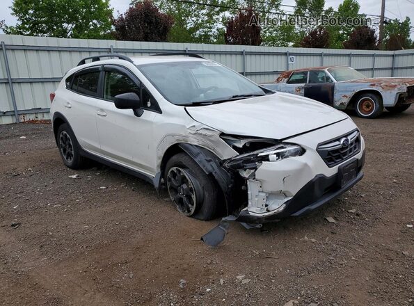 JF2GTABC1MH353018 2021 SUBARU CROSSTREK White Передня права чверть