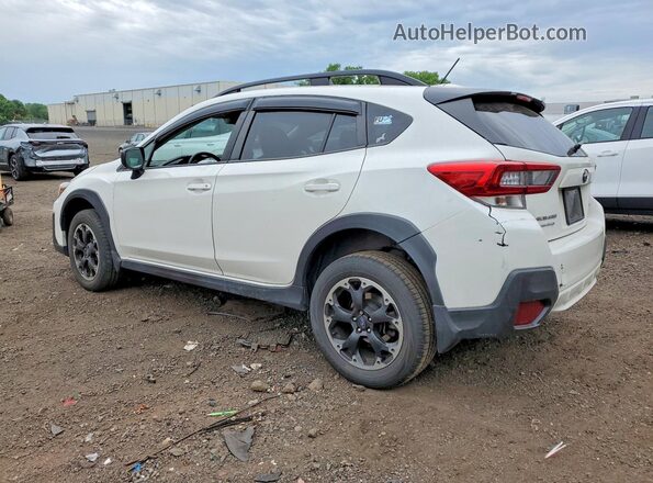 JF2GTABC1MH353018 2021 SUBARU CROSSTREK White Задня ліва чверть