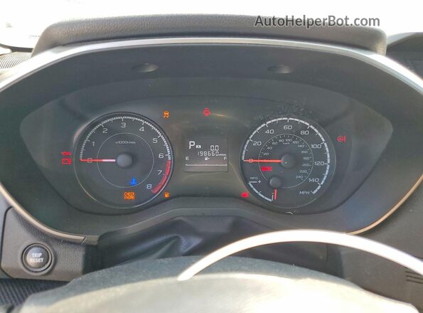 JF2GTABC2JH294055 2018 SUBARU CROSSTREK Blue Instrument cluster view