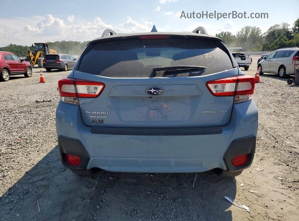 JF2GTABC2JH294055 2018 SUBARU CROSSTREK Blue Rear view