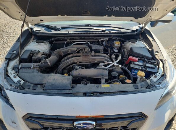 JF2GTABC6JH313836 2018 SUBARU CROSSTREK White Вид підкапотного простору