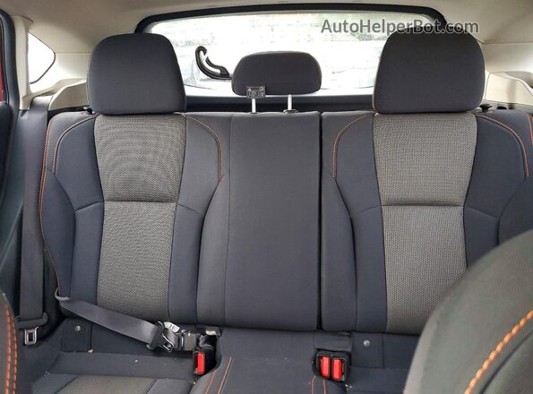 JF2GTABC7J9268089 2018 SUBARU CROSSTREK Red Rear seats view