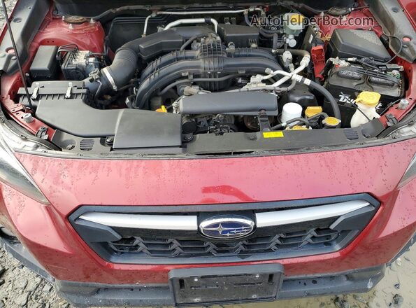JF2GTABC7J9268089 2018 SUBARU CROSSTREK Red Engine compartment view