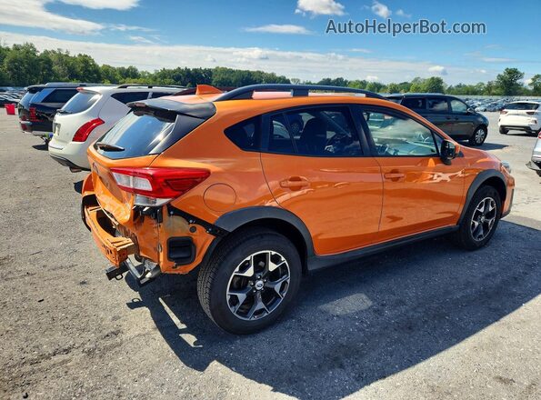 JF2GTABC7JH208383 2018 SUBARU CROSSTREK Оранжевый Задняя правая четверть