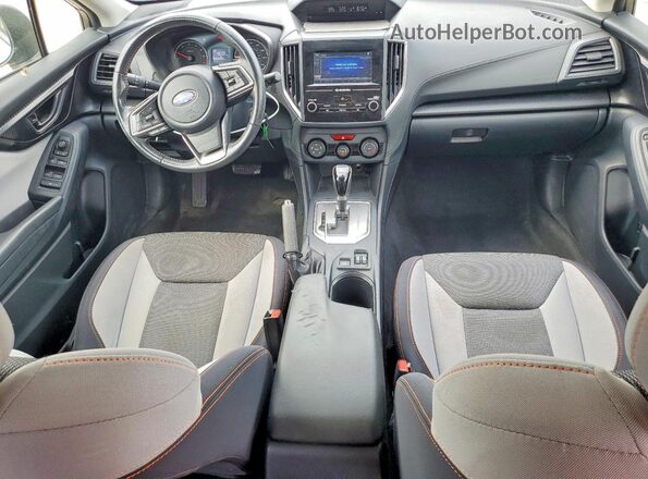 JF2GTABC9J8214590 2018 SUBARU CROSSTREK Gray Dashboard view