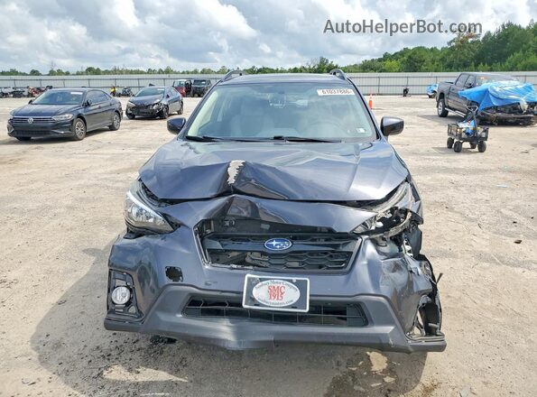 JF2GTABC9J8214590 2018 SUBARU CROSSTREK Gray Front view