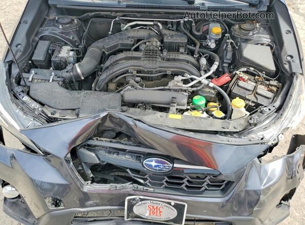 JF2GTABC9J8214590 2018 SUBARU CROSSTREK Gray Engine compartment view