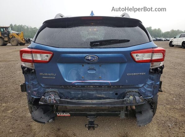 JF2GTABC9JH336186 2018 SUBARU CROSSTREK Blue Rear view