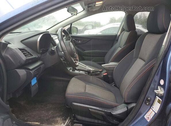 JF2GTABC9JH336186 2018 SUBARU CROSSTREK Blue Front interior view