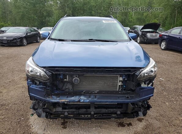 JF2GTABC9JH336186 2018 SUBARU CROSSTREK Blue Front view