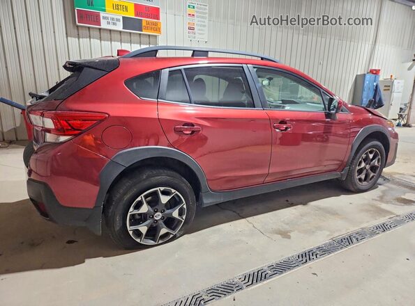 JF2GTABCXJH238459 2018 SUBARU CROSSTREK Burgundy Հետևի աջ