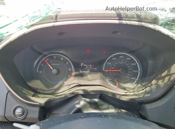 JF2GTACC0KH267775 2019 SUBARU CROSSTREK Silver Սարքավորումների վահանակի տեսք