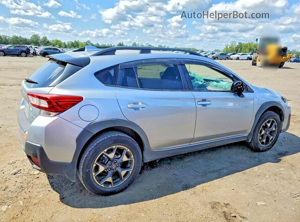 JF2GTACC0KH267775 2019 SUBARU CROSSTREK Silver Հետևի աջ