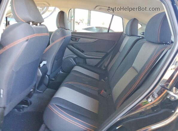 JF2GTACC1P9328276 2023 SUBARU CROSSTREK Black Widok tylnych siedzeń