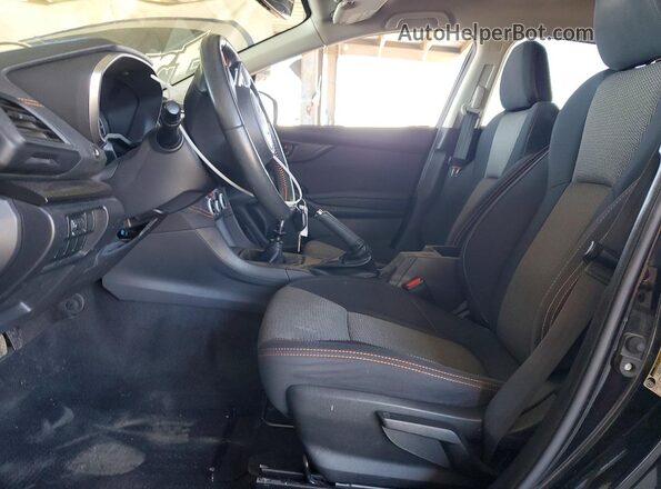 JF2GTACC1P9328276 2023 SUBARU CROSSTREK Black Widok wnętrza z przodu