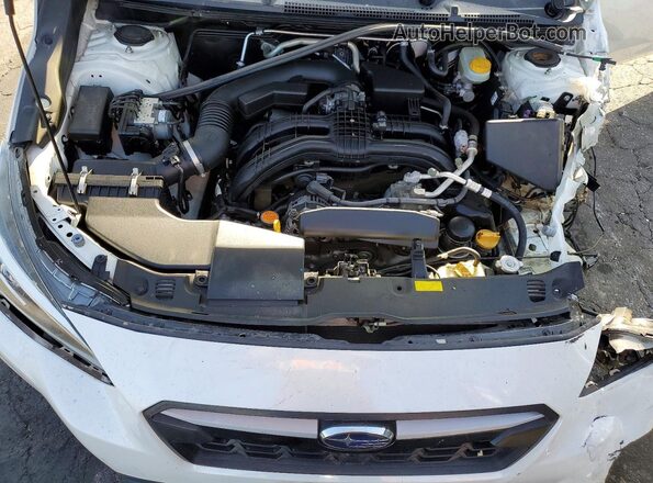 JF2GTACC4JH276610 2018 SUBARU CROSSTREK White Widok komory silnika