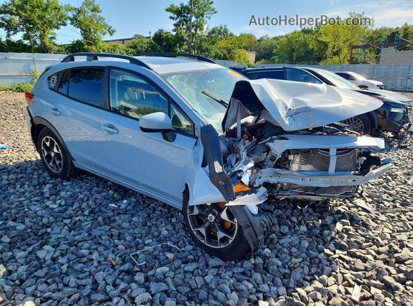 JF2GTACC6J8306786 2018 SUBARU CROSSTREK Blue Передня права чверть
