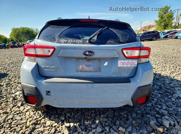 JF2GTACC6J8306786 2018 SUBARU CROSSTREK Blue Вид ззаду