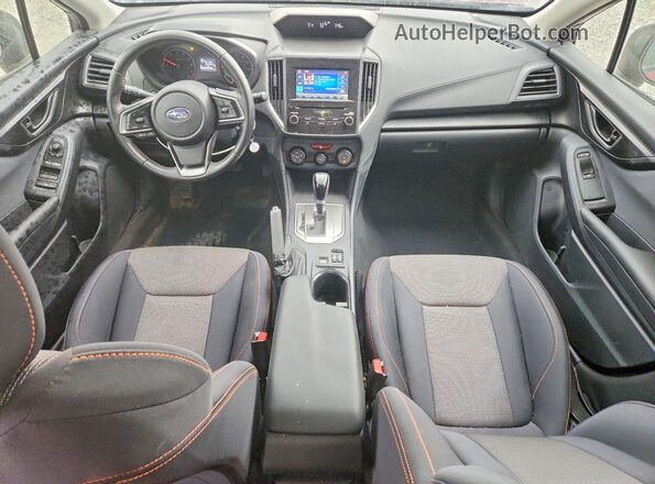 JF2GTACC6KH393977 2019 SUBARU CROSSTREK Красный Вид панели приборов