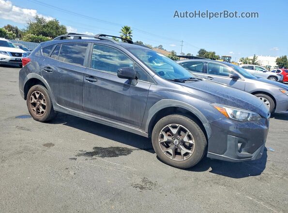 JF2GTADC7JH290760 2018 SUBARU CROSSTREK Charcoal წინა მარჯვენა