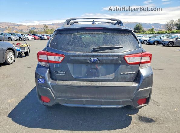JF2GTADC7JH290760 2018 SUBARU CROSSTREK Charcoal უკანა ხედი