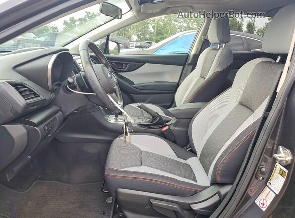 JF2GTADC9KH254179 2019 SUBARU CROSSTREK Gray Widok wnętrza z przodu
