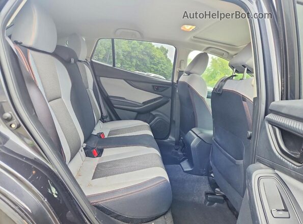 JF2GTADCXK8277762 2019 SUBARU CROSSTREK Black Widok wnętrza z tyłu