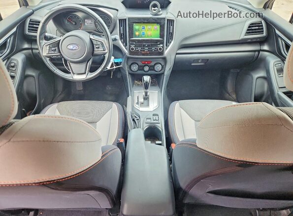JF2GTADCXK8277762 2019 SUBARU CROSSTREK Black Widok deski rozdzielczej