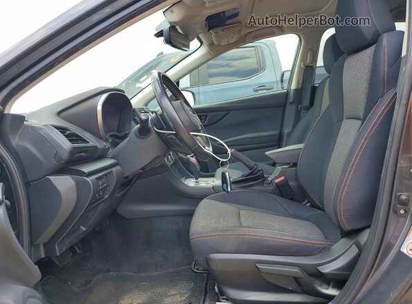 JF2GTAEC2L8203770 2020 SUBARU CROSSTREK Gray წინა სალონის ხედი