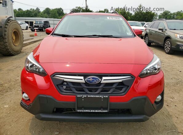 JF2GTAEC2PH306774 2023 SUBARU CROSSTREK Red Vista frontal
